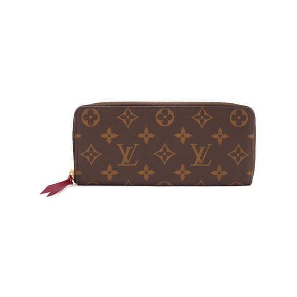 Louis Vuitton Zip Monogram Wallet Portefeuille Clemence Long - Picture 1 of 5